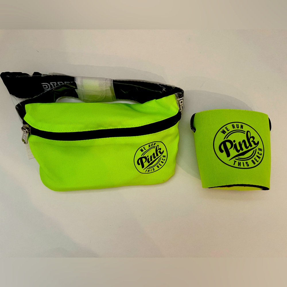 NWT VS PINK Fanny Pack and Drink Insulator Carrier Set